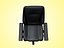 Black leather office chair