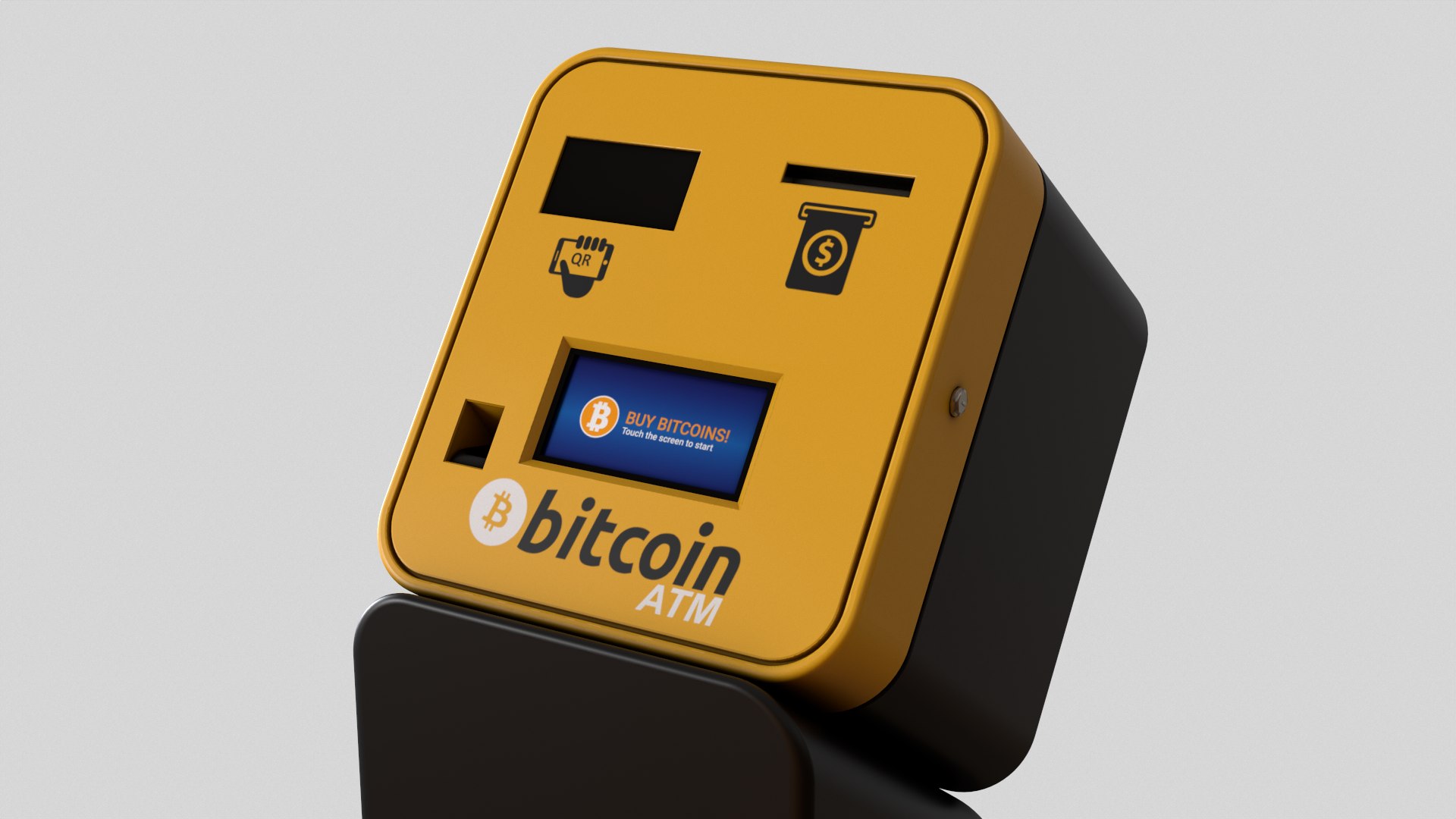 3D Bitcoin ATM Machine - TurboSquid 2000244