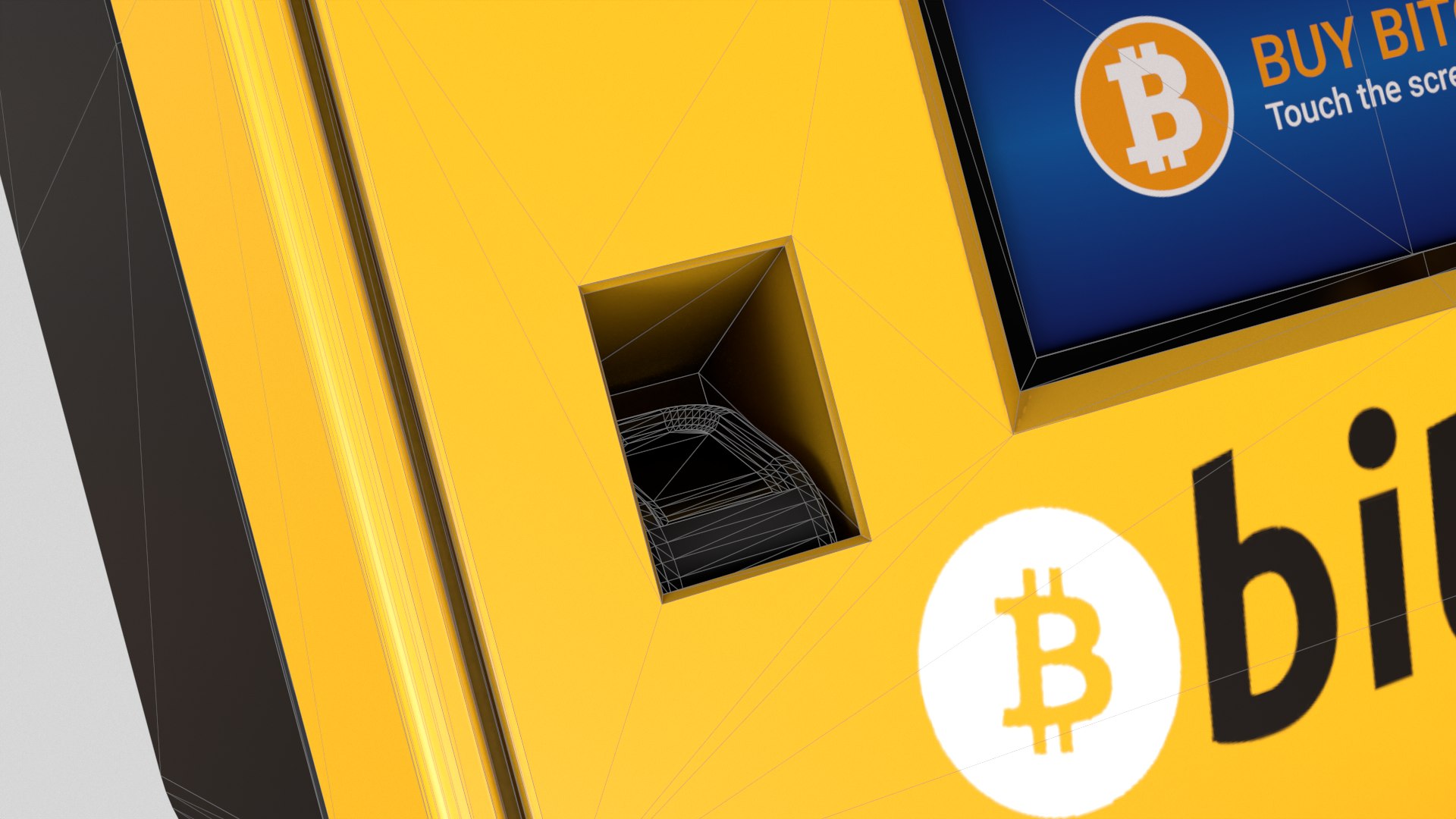 3D Bitcoin ATM Machine - TurboSquid 2000244