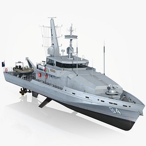HMAS Larrakia II P84 Royal Australian Navy  Patrol Boat 3D model
