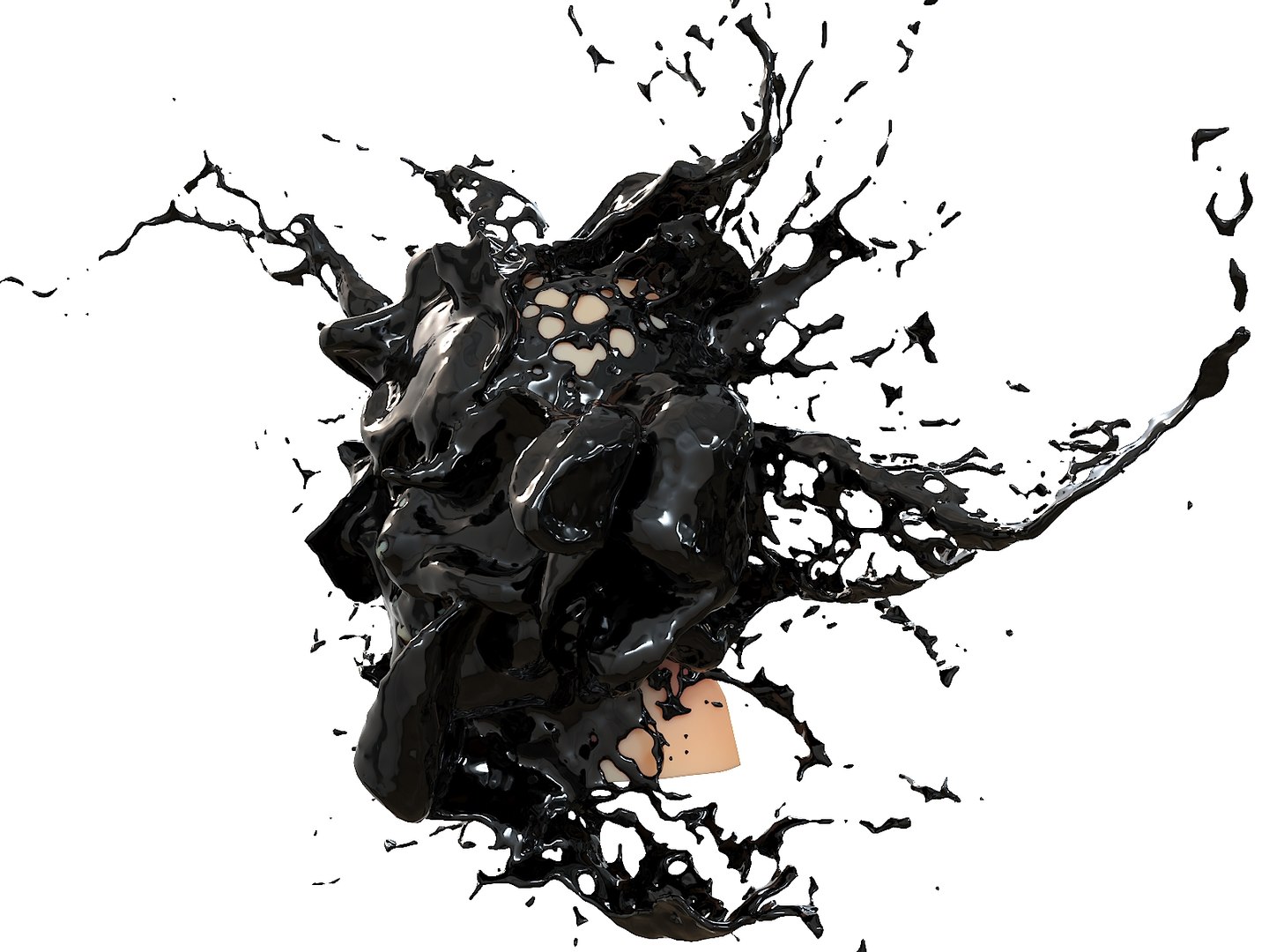 3D Splash Face Model - TurboSquid 1400928
