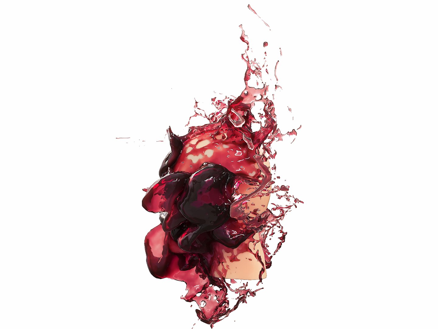 3D Splash Face Model - TurboSquid 1400928