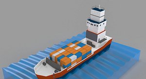 3D ocean freight model