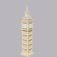 Cartoon London Big Ben Elizabeth Tower