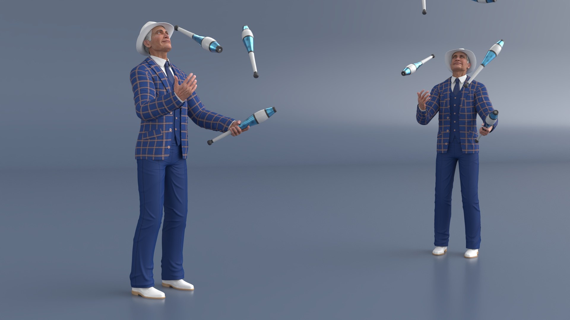 3D Man Juggling Delphin Loop Clubs https://p.turbosquid.com/ts-thumb/GD/f2hEaQ/71/manjugglingdelphinloopclubsvray3dmodel005/jpg/1729015482/1920x1080/fit_q87/fd221bf6696e85b7e4439a65f1715d559cdf48b7/manjugglingdelphinloopclubsvray3dmodel005.jpg