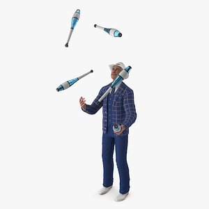 Man Juggling Delphin Loop Clubs