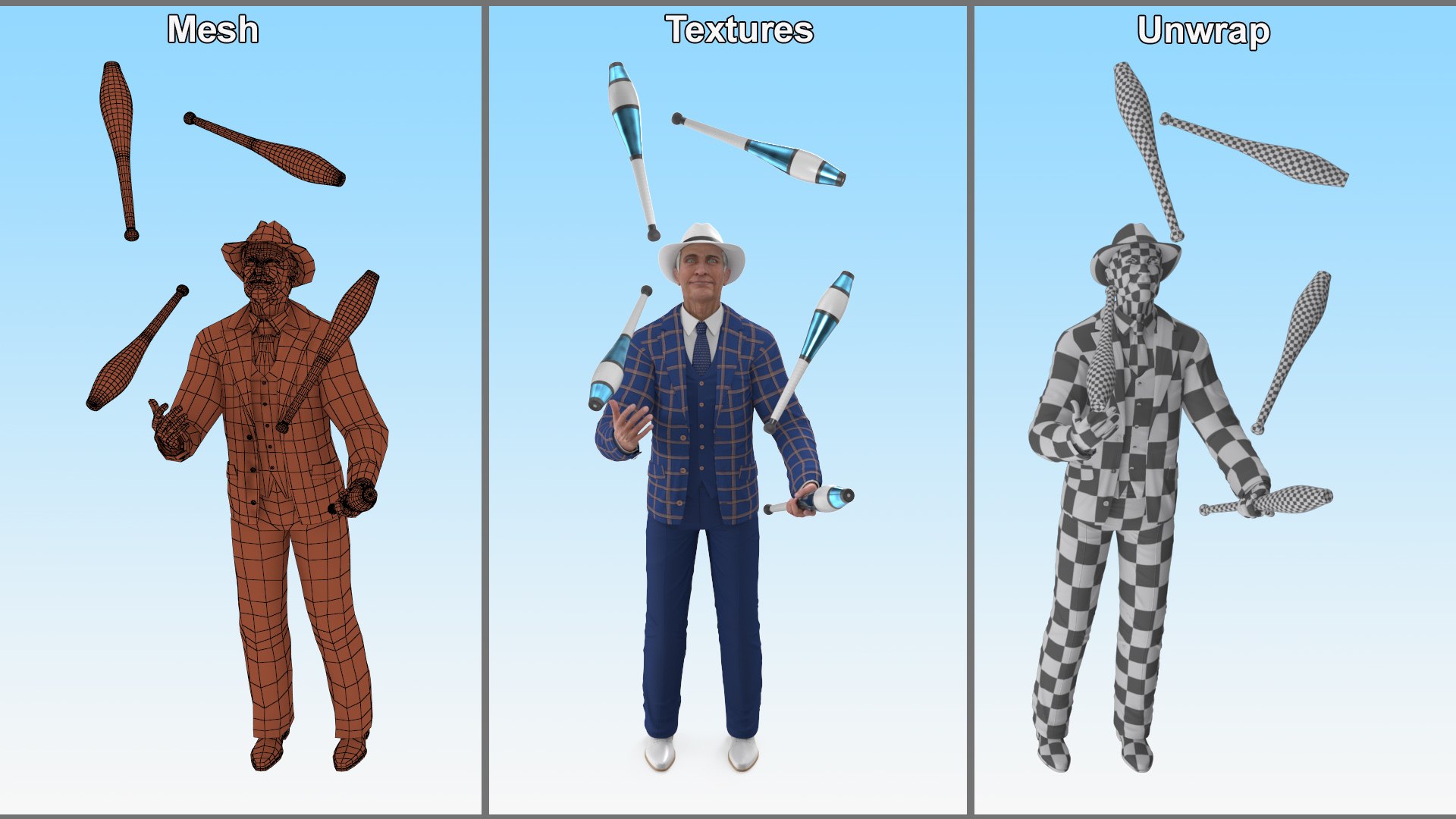3D Man Juggling Delphin Loop Clubs https://p.turbosquid.com/ts-thumb/GD/f2hEaQ/zj/manjugglingdelphinloopclubsvray3dmodel018/jpg/1729015565/1920x1080/fit_q87/53c84c45b4a0c79a623ae2a6db94a1207ac384ff/manjugglingdelphinloopclubsvray3dmodel018.jpg