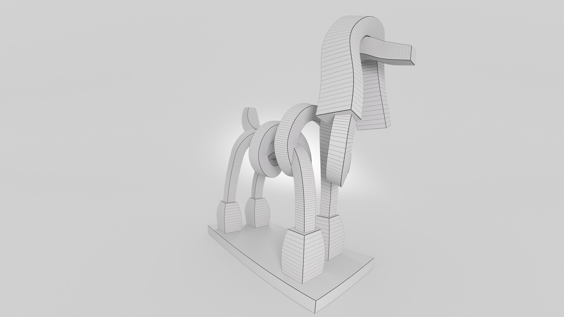 Silver Poodle 3D - TurboSquid 1841424