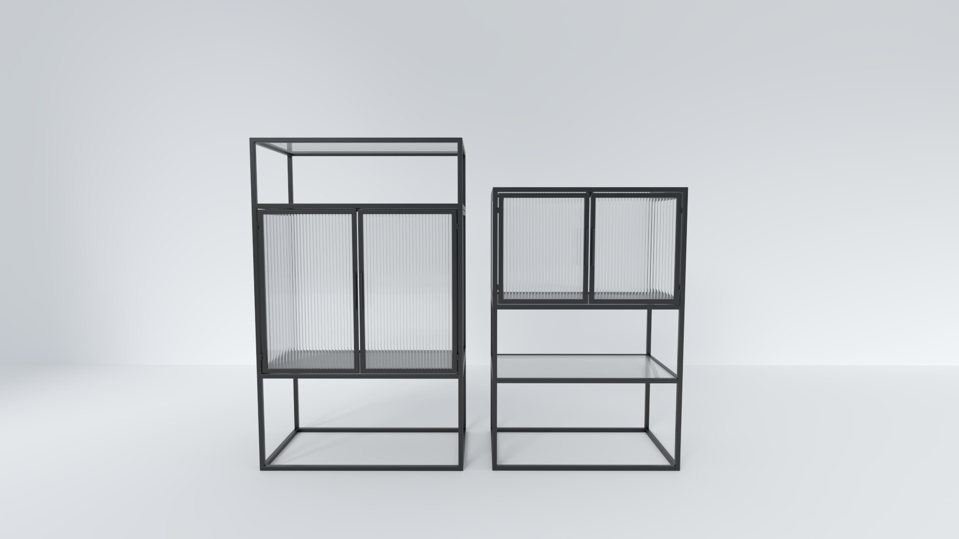 Dutchbone Boli Cabinets 3D model - TurboSquid 2181143