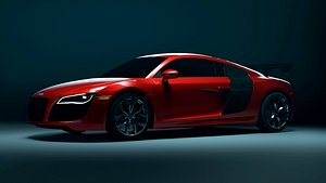 audi car r8 5 3D model