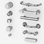 Moen Cabinet Knobs and Pulls 3D model