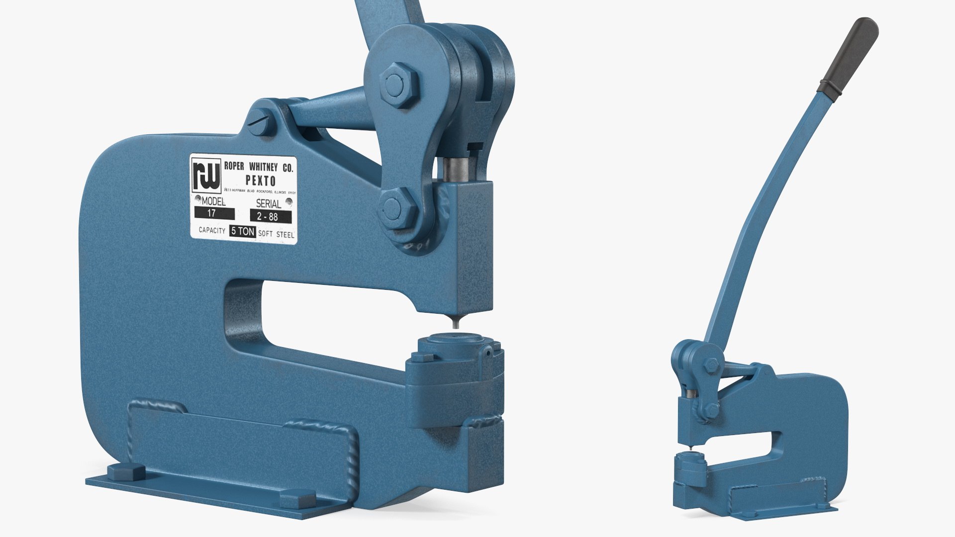 Roper Whitney No 17 Deepthroat Bench Punch 3D model preview