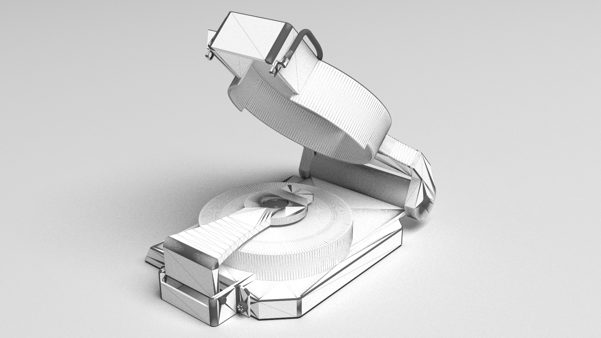 3D Lensatic Compass - TurboSquid 1466673