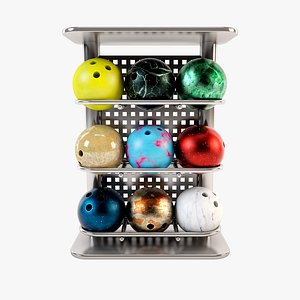 3d model bowling stand