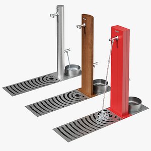 Drinking fountain Fuente from Artformurban 3D model