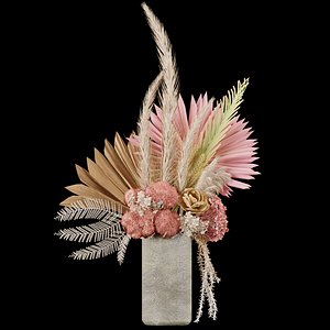 3D flower floweringplants plants model
