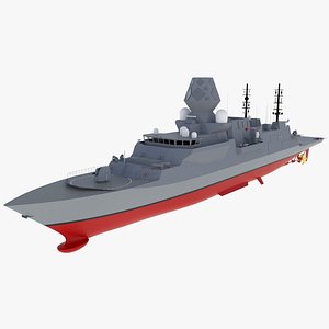 3D type frigate sea 5000