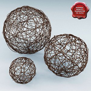 Wicker Core Spheres