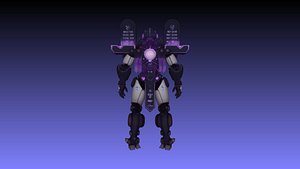 3D model Virallon Futuristic Rigged Robot Character with Animations