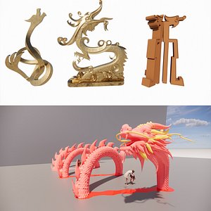 Chinese Dragon -B2 3D model