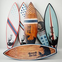 Vintage Wooden Surfboards