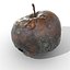 3d rotten decayed apples model