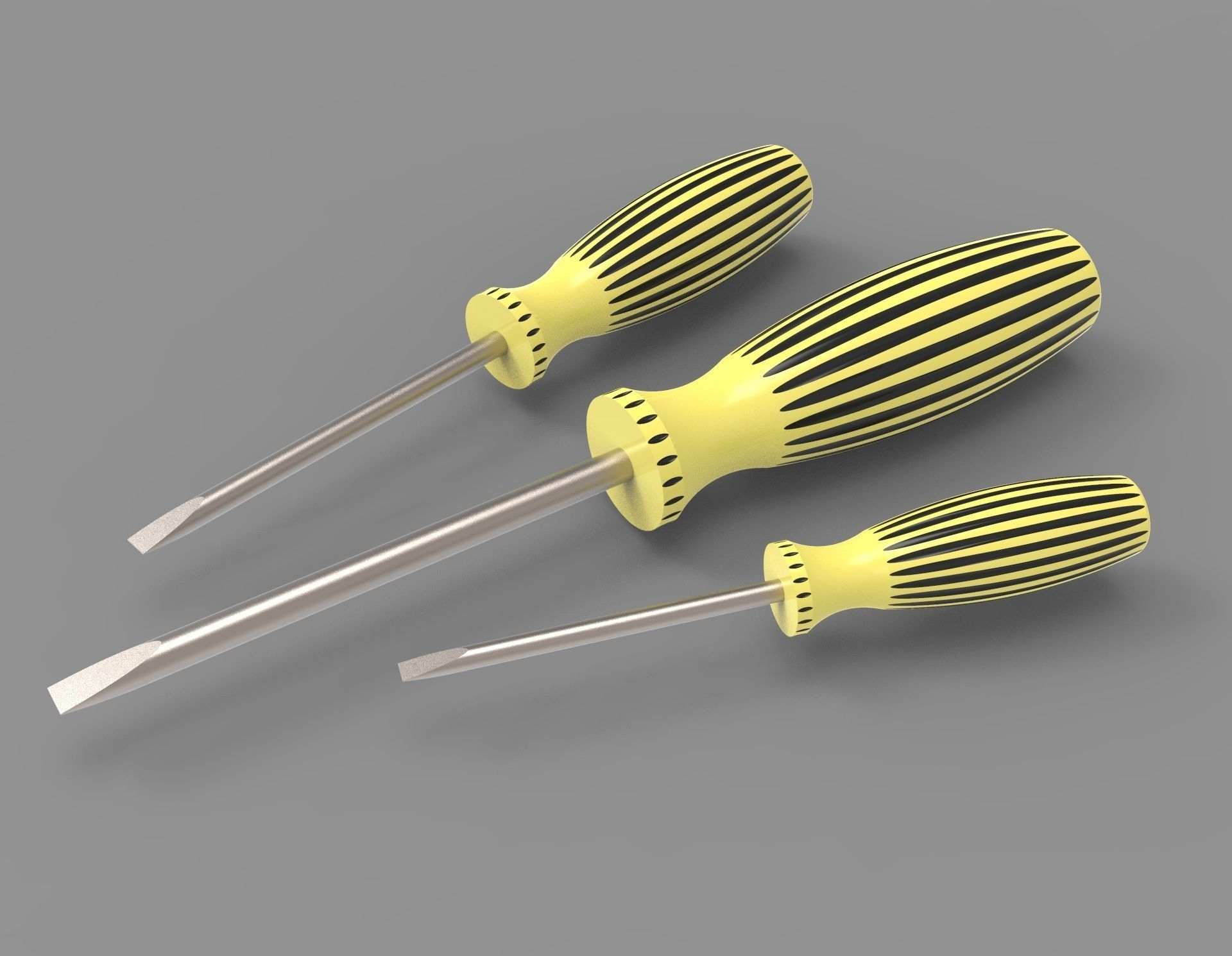 Flat Head Screw Driver 3D model TurboSquid 1831681