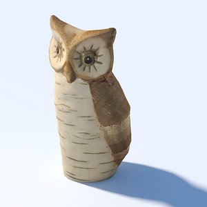 3D deco owl