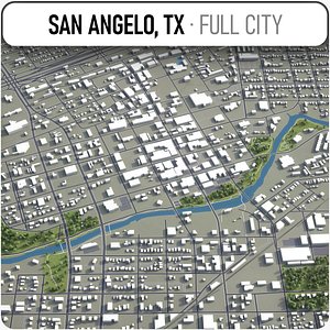 San Angelo - city and surroundings