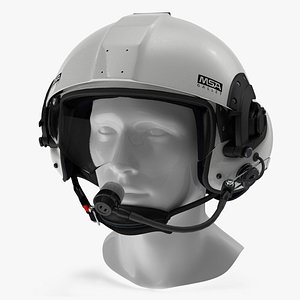 Helicopter Pilot Helmet LH350 White