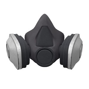 Respirator Mask Game ready Low-poly 3D model