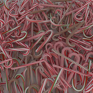 3d candy canes