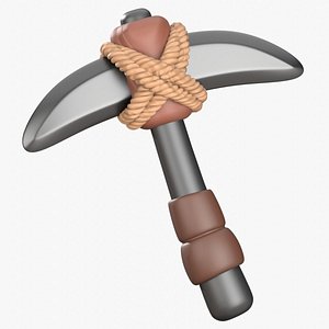 3D Battle Axe model