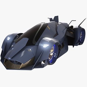 Sci-Fi Futuristic Supercar PBR