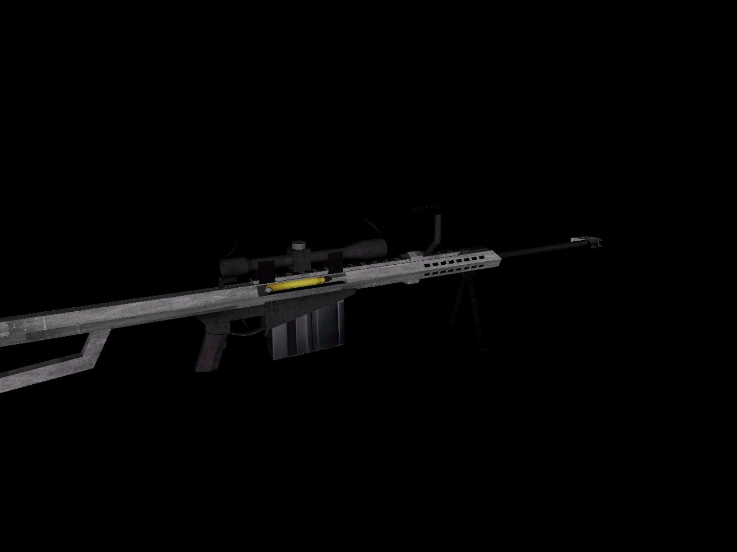 Free Barrett M107 50 Caliber 3d Model