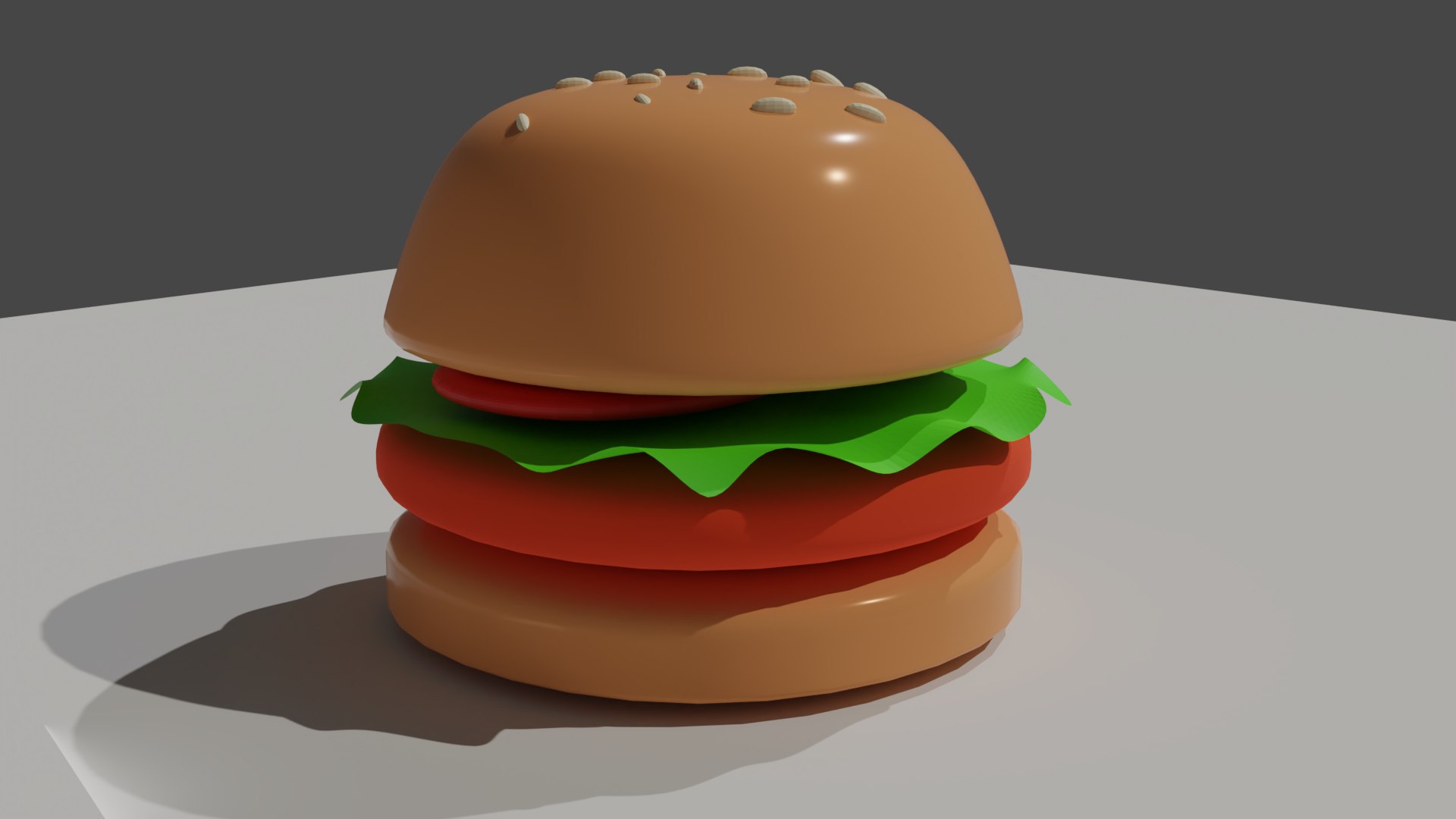 3D model Hamburguer Cartoon - TurboSquid 2147373