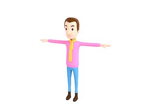 CartoonMan034 Man