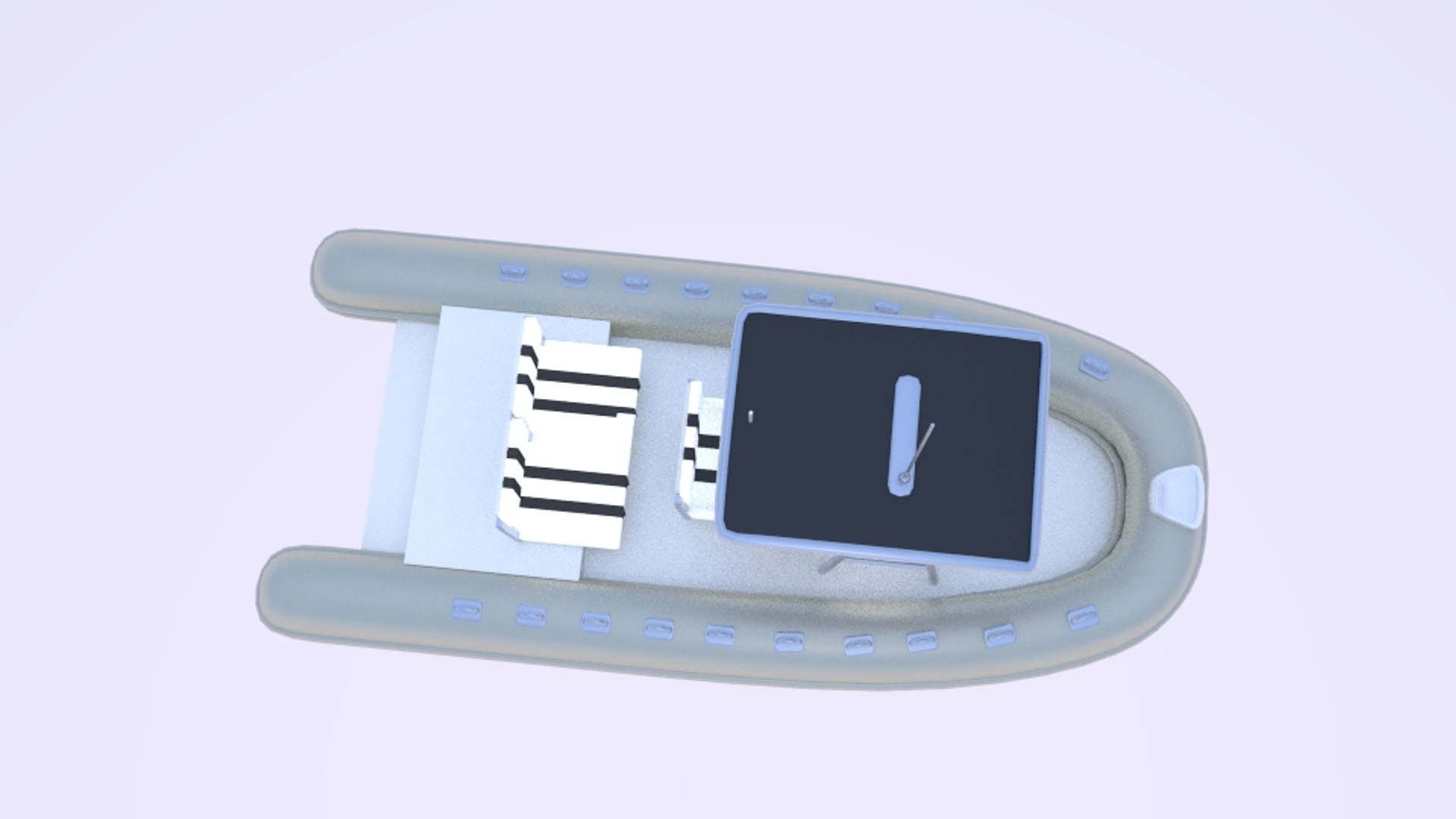 Inflatable Boat Model - TurboSquid 1156014
