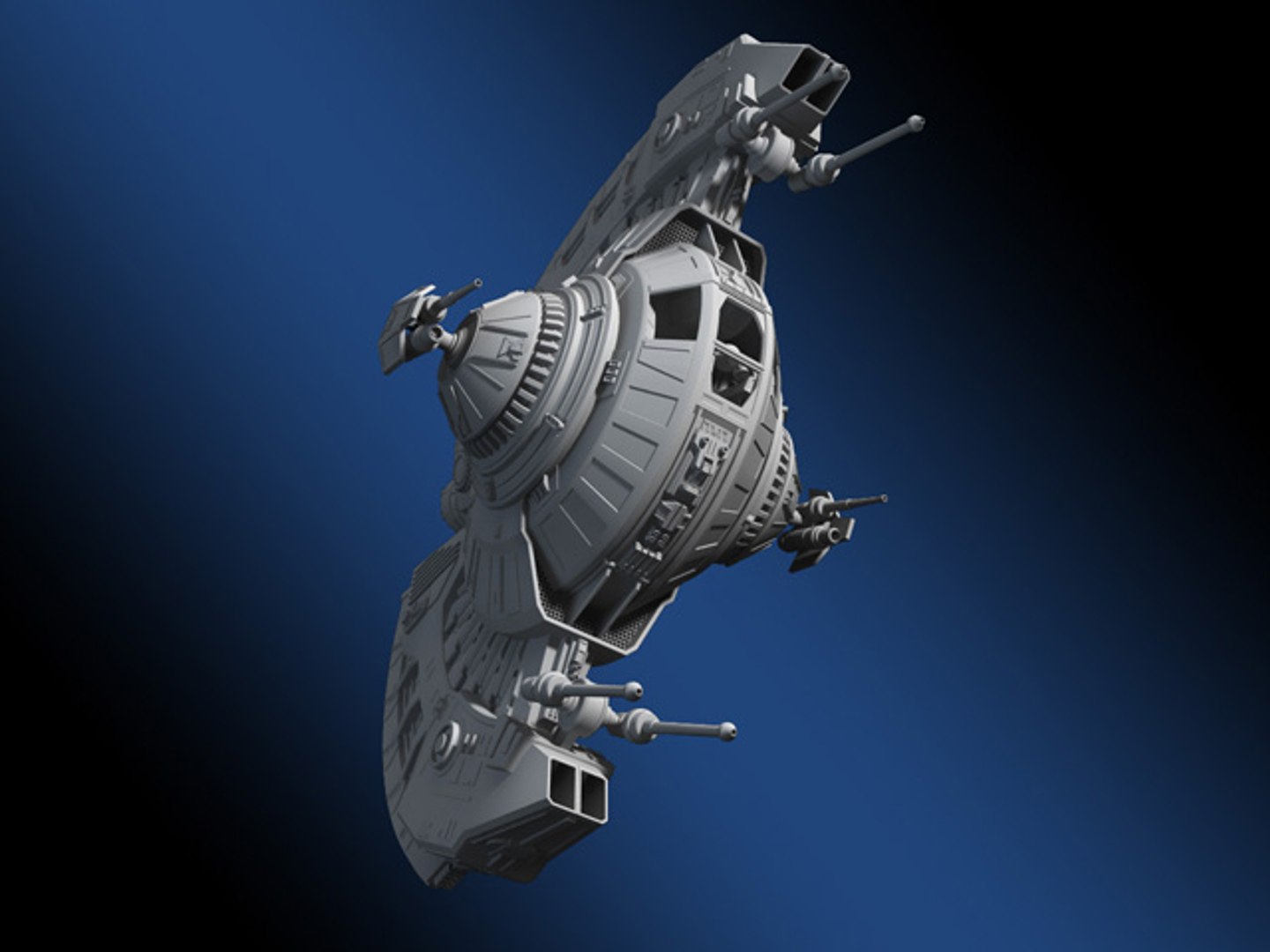 3d Space Fighter Model