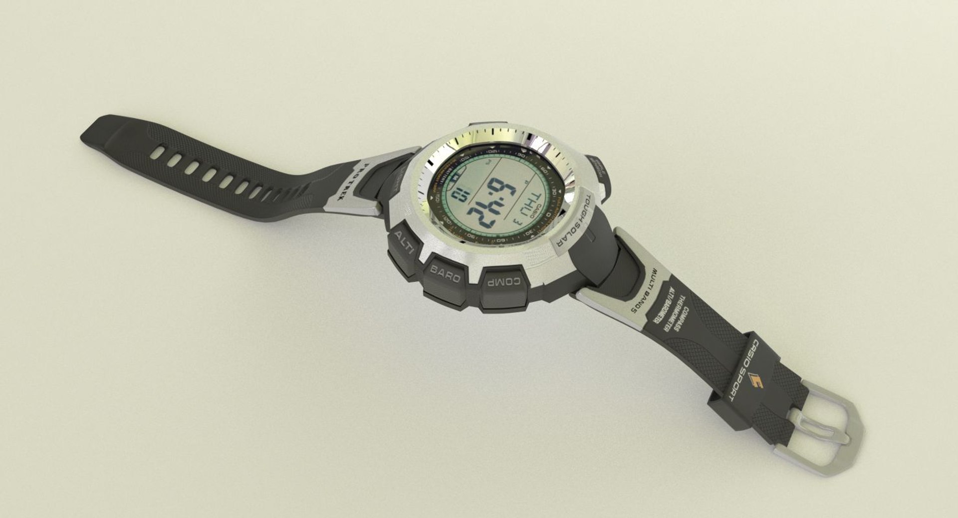 CASIOカシオ/PROTREK/PRW-1300J/電波ソーラー/マルチバンド5/メンズ