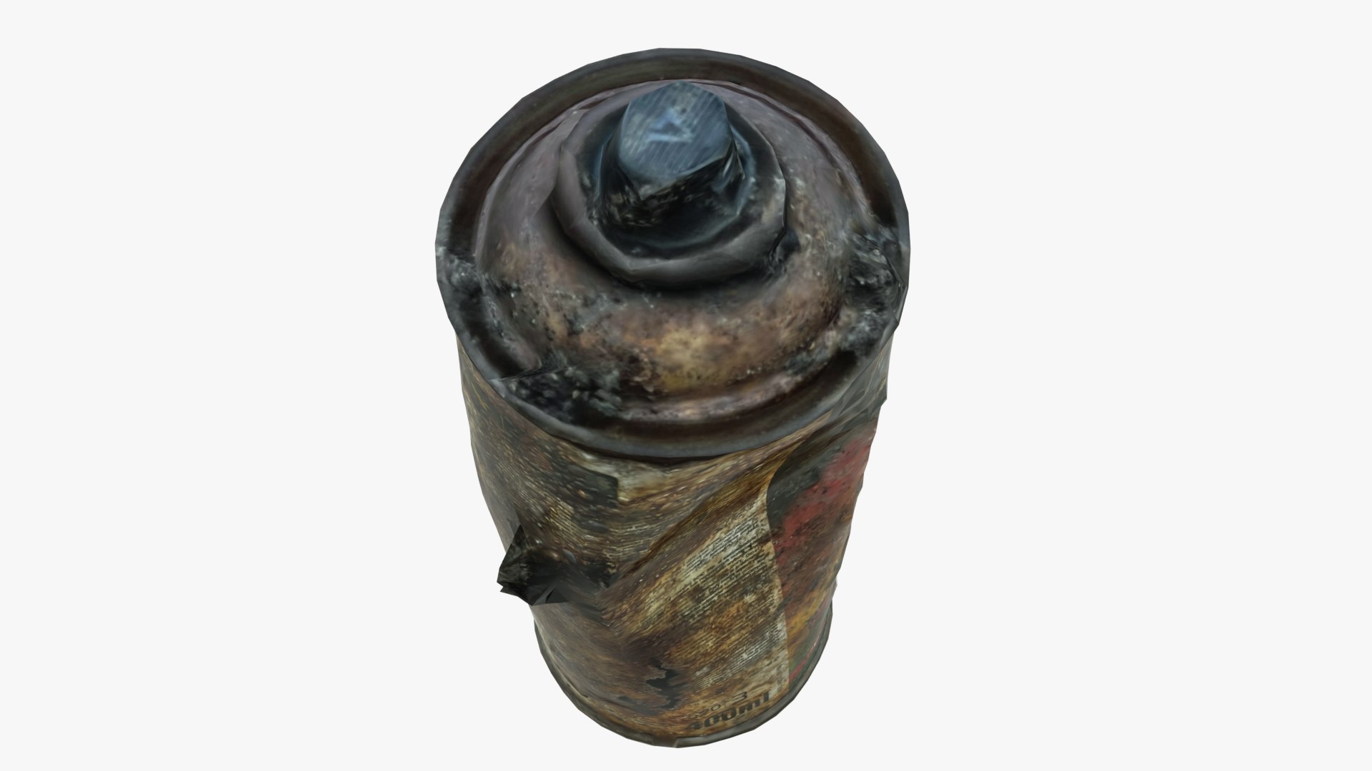 3D Old Rust Aerosol Can 1 Scan 3D Model - TurboSquid 1741515