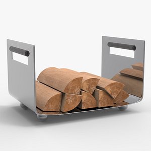 Firewood Rack Holder 3D
