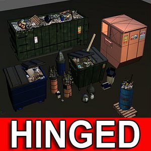 3d dumpster trash 01 dump