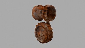 3D old robot