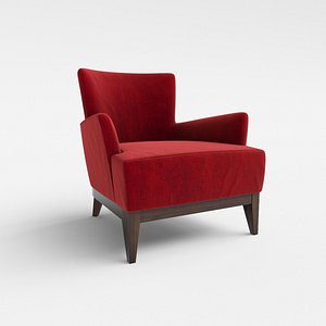 3d opera 168au lounge armchair model