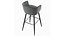 Tabouret de bar rembourré en velours Braxton