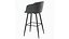 Tabouret de bar rembourré en velours Braxton