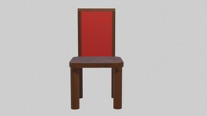wood chair 3D model