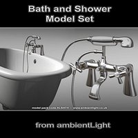 Bath and Shower Model Set