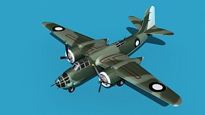Douglas DB-7 Boston Mk II V05 RAAF 3D model